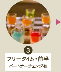 3：フリータイム・前半　パートナーチェンジ有